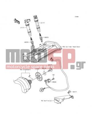 KAWASAKI - VERSYS® 650 ABS 2015 -  - Ignition System - 92171-0836 - CLAMP,SPEED