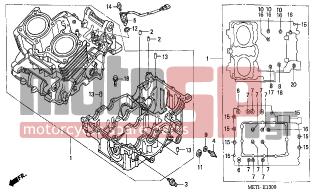 HONDA - CBF500 (ED) 2004 - Engine/Transmission - CRANKCASE - 90041-MA6-000 - BOLT, FLANGE, 8X75