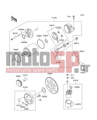 KAWASAKI - NINJA® ZX™-6 2002 -  - Starter Motor - 92150-1237 - BOLT