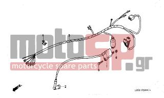 HONDA - Z50J (FI) 1993 - Electrical - WIRE HARNESS (1) - 30510-181-950 - COIL COMP., IGNITION