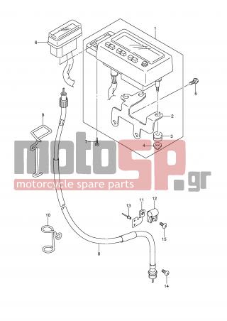 SUZUKI - DR-Z400SM (E2) 2007 - Electrical - SPEEDOMETER -  - CLAMP, SPEEDOMETER CABLE 