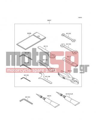 KAWASAKI - VULCAN® S 2015 - Body Parts - Owner's Tools - 92110-0567 - TOOL-WRENCH,ALLEN,4MM