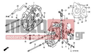 HONDA - ANF125A (GR) Innova 2010 - Engine/Transmission - CRANKCASE - 15761-KTM-D20 - HOSE, BREATHER