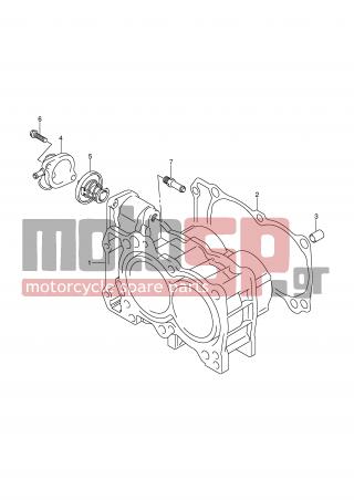 SUZUKI - AN650A (E2) ABS Burgman 2009 - Engine/Transmission - CYLINDER - 17661-10G00-000 - COVER, THERMOSTAT