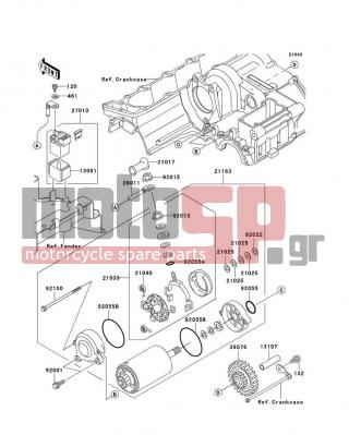 KAWASAKI - ZRX1200R 2002 -  - Starter Motor - 13091-1884 - HOLDER,MAGNETIC SWITCH