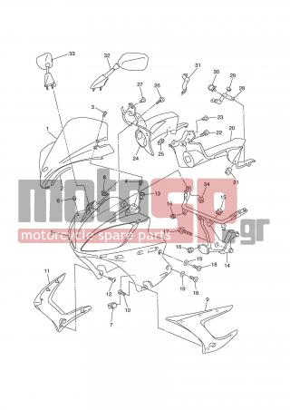 YAMAHA - FZ6-S (GRC) 2006 - Body Parts - COWLING 1 - 97707-50016-00 - Screw, Truss Head Tapping