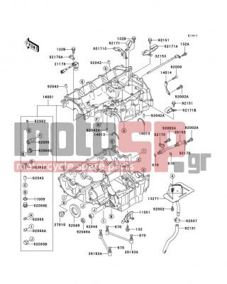 KAWASAKI - NINJA® ZX™-12R 2001 - Engine/Transmission - Crankcase - 92171-1217 - CLAMP