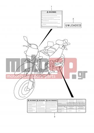 SUZUKI - DR-Z400SM (E2) 2007 - Body Parts - LABEL -  - MANUAL, OWNER'S (FRENCH) 