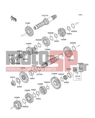 KAWASAKI - KLR™650 2014 - Engine/Transmission - Transmission