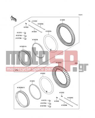 KAWASAKI - KLR™650 2014 -  - Wheels/Tires - 41075-0012 - BALANCER-WHEEL,20G