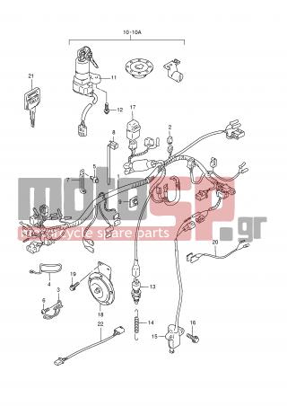 SUZUKI - GS500E (E2) 2000 - Electrical - WIRING HARNESS - 38740-24X50-000 - RELAY ASSY, SIDE STAND