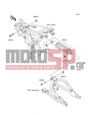 KAWASAKI - KLX®110L 2014 -  - Suspension/Shock Absorber - 92210-1080 - NUT,LOCK,FLANGED,10MM