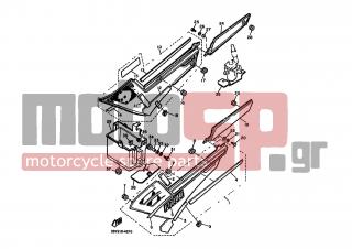 YAMAHA - FJ1100 (EUR) 1985 - Body Parts - SIDE COVER - 36Y-2171M-10-00 - Mole,side Cover 2 For Sw