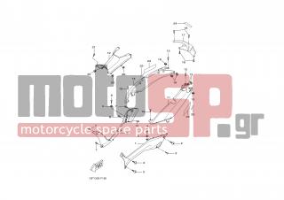 YAMAHA - VP125 (GRC) 2008 - Body Parts - SIDE COVER - 5B2-F1731-00-P3 - Cover, Side 3