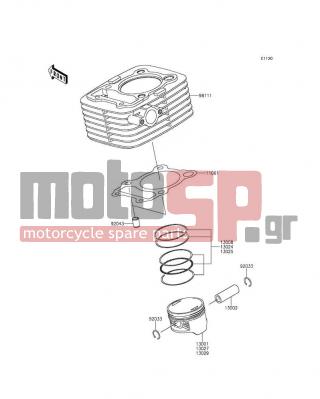 KAWASAKI - KLX®140L 2014 - Engine/Transmission - Cylinder/Piston(s)