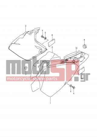 SUZUKI - DR-Z400SM (E2) 2007 - Body Parts - FRAME COVER (MODEL K9) -  - BOLT 