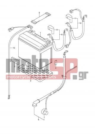 SUZUKI - DL650A (E2) ABS V-Strom 2007 - Electrical - BATTERY - 33810-27G10-000 - WIRE, STARTER MOTOR LEAD