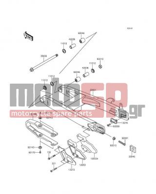 KAWASAKI - KX™85 2014 -  - Swingarm - 92001-1179 - BOLT,8X46