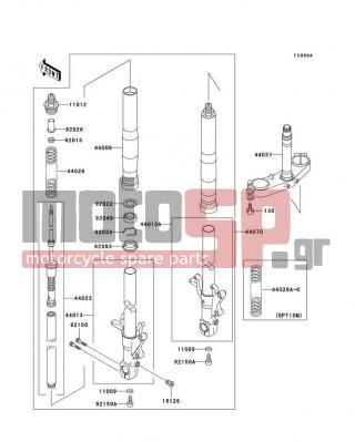 KAWASAKI - NINJA® ZX™-7R 2000 -  - Optional Parts(ZX-7RR Front Fork) - 92026-1477 - SPACER,FORK