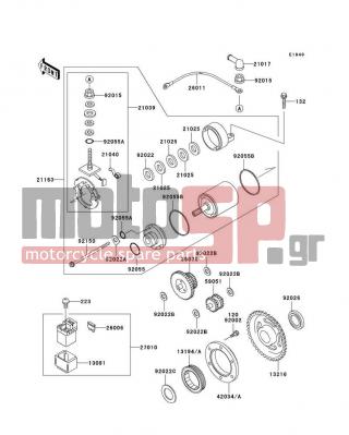 KAWASAKI - SUPER SHERPA 2000 -  - Starter Motor - 21025-011 - WASHER,9.1X18X0.2