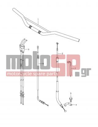 SUZUKI - DR-Z400 S (E2) 2002 - Frame - HANDLEBAR (WITH OUT AUSTRALIA) -  - CABLE ASSY, DECOMP 