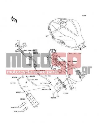 KAWASAKI - NINJA® 300 ABS 2014 - Body Parts - Fuel Evaporative System(BDFA-BEFA)