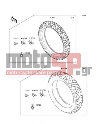 KAWASAKI - NINJA® 300 ABS 2014 -  - Tires - 41075-0007 - BALANCER-WHEEL,10G,SILVER