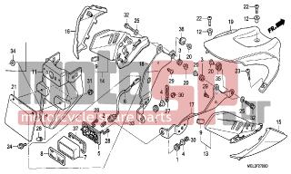 HONDA - CBR1000RR (ED) 2004 - Body Parts - REAR FENDER (CBR1000RR4/5) - 96001-0602000 - BOLT, FLANGE, 6X20