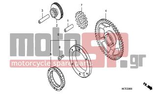 HONDA - FJS600A (ED) ABS Silver Wing 2007 - Engine/Transmission - STARTING CLUTCH - 13111-122-000 - PIN, PISTON, 10X33