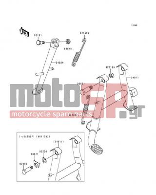 KAWASAKI - ZR-7 2000 -  - Stand(s) - 92145-1262 - SPRING,SIDE STAND