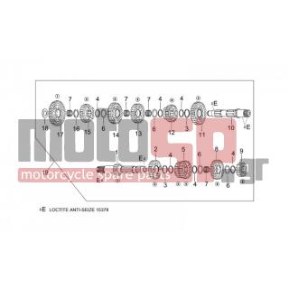 Aprilia - CAPO NORD ETV 1000 2003 - Engine/Transmission - Gearbox - AP0827110 - ΡΟΔΕΛΛΑ 20