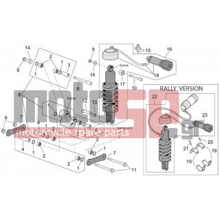 Aprilia - CAPO NORD ETV 1000 2003 - Suspension - connecting rod and shock absorbers - AP8152147 - Βίδα TE M10x47
