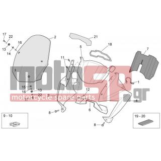 Aprilia - CAPO NORD ETV 1000 2007 - Body Parts - Bodywork FRONT I - AP8150248 - ΡΟΔΕΛΛΑ 5,5χ15