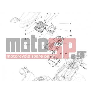 Aprilia - CAPONORD 1200 2014 - Body Parts - Space under the seat - AP8144553 - Λάστιχο