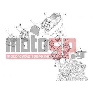 Aprilia - CAPONORD 1200 RALLY 2016 - Engine/Transmission - Filter housing - AP8150421 - ΒΙΔΑΚΙ