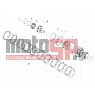 Aprilia - CAPONORD 1200 RALLY 2016 - Engine/Transmission - coupling - 880871 - ΚΑΜΠΑΝΑ ΑΜΠΡ DORSO/CAPONORD 1200