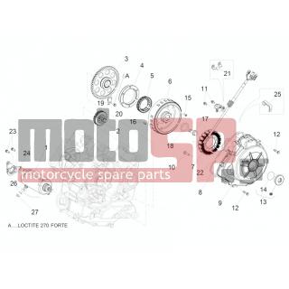 Aprilia - CAPONORD 1200 RALLY 2015 - Engine/Transmission - Flywheel starter / ignition - 848647 - Πλάκα