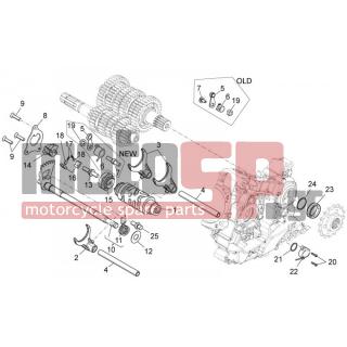 Aprilia - DORSODURO 1200 2012 - Engine/Transmission - gear selector - B013362 - Τύμπανο επιλογής ταχυτήτων