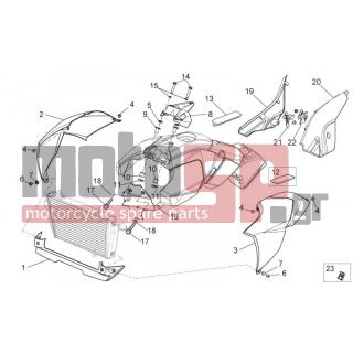 Aprilia - DORSODURO 1200 2012 - Frame - main body - AP8152277 - ΒΙΔΑ M6X12