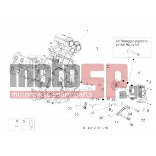 Aprilia - DORSODURO 1200 2012 - Engine/Transmission - Motor - AP8152277 - ΒΙΔΑ M6X12