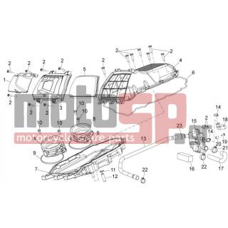Aprilia - DORSODURO 1200 2012 - Engine/Transmission - filter box - 894782 - Ρεζερβουάρ Blow-By