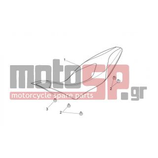 Aprilia - DORSODURO 1200 2012 - Body Parts - saddle - AP8120001 - ΑΠΟΣΤΑΤΗΣ