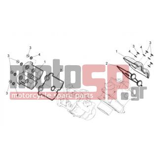 Aprilia - DORSODURO 750 ABS 2012 - Engine/Transmission - COVER valves - 830249 - ΤΣΙΜΟΥΧΑΚΙΑ ΒΙΔΑΣ ΚΑΠΑΚΙΟΥ ΚΕΦ BEV-ΝΕXUS