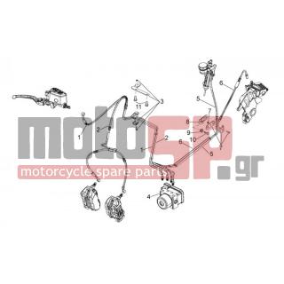 Aprilia - DORSODURO 750 ABS 2013 - Brakes - ABS braking system - 890762 - ΕΓΚΕΦΑΛΟΣ ABS SHIVER/DORSODURO/MANA
