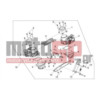 Aprilia - DORSODURO 750 FACTORY ABS 2013 - Engine/Transmission - Butterfly - 872176 - Πλάκα