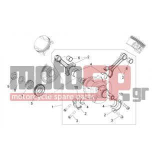 Aprilia - DORSODURO 750 FACTORY ABS 2010 - Κινητήρας/Κιβώτιο Ταχυτήτων - Crankshaft - 847268 - Δαχτυλίδι