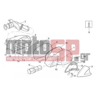 Aprilia - LEONARDO 250 ST (KIN.YAMAHA) 2001 - Engine/Transmission - filter box - AP8149641 - ΚΑΠΑΚΙ ΦΙΛΤΡΟΥ