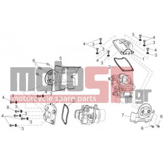 Aprilia - MANA 850 2008 - Engine/Transmission - COVER valves - 873653 - Βίδα torx M5x15