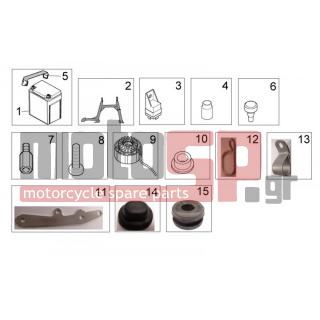 Aprilia - MANA 850 GT 2011 - Engine/Transmission - Completions kit PA - 883972 - [...]