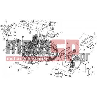 Aprilia - MANA 850 GT 2013 - Κινητήρας/Κιβώτιο Ταχυτήτων - Motor - AP8152277 - ΒΙΔΑ M6X12